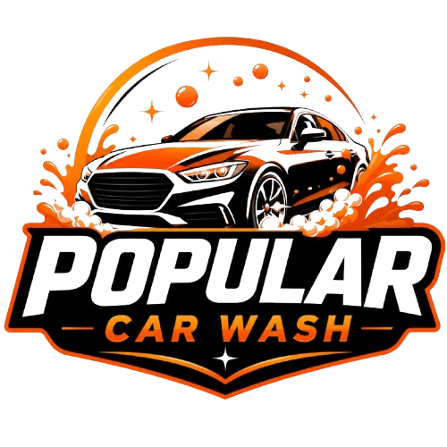 Popular Car Wash Logo